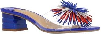 J. Rene&eacute; Ozara Slide Sandal in Clear/Blue/White/Red at Nordstrom, Size 10.5