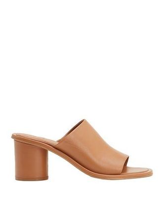 8 by YOOX LEATHER BLOCK HEEL MULES