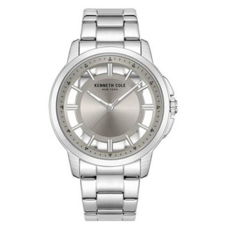 Kenneth Cole Transparency Quartz Grey Dial Mens Watch KCWGG7001505