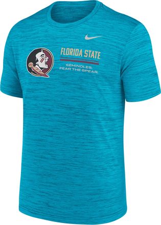 Nike Florida State Sideline Velocity Nike Mens Dri-FIT College T-Shirt in Blue | 02ER4KBFTN-PCW