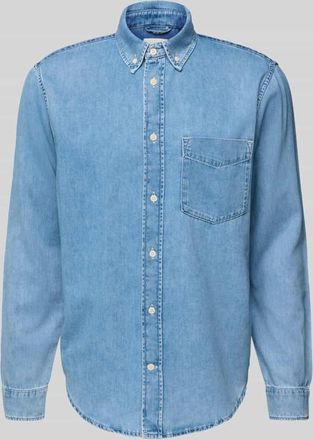 Armedangels Armedangels Freizeithemd mit Button-Down-Kragen Modell GAVRAA in Hellblau, Gr&ouml;&szlig;e L