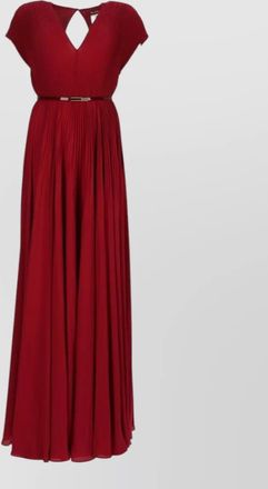 Max Mara pleated maxi dress