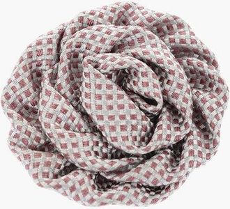 Corneliani Embroidered Silk Lapel Brooch size Unica