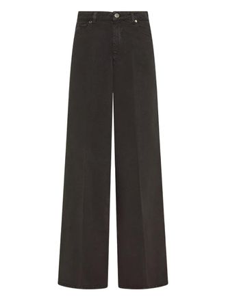 Cruna Pantaloni Taylor a gamba ampia - Nero