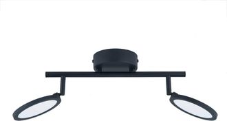 Lindby Proyector, Foco manel En Negro De Metal - Lindby