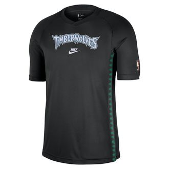 Nike Minnesota Timberwolves 2025/26 Hardwood Classics Nike Mens NBA Dri-FIT Short-Sleeve Top in Black | HQ6398-010