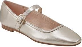 Marc Fisher Garissa Mary Jane Flat in Gold at Nordstrom Rack, Size 7.5