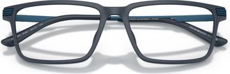 Emporio Armani 0ea3268u Rectangular Black Eyeglasses with Matte Finish