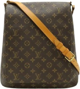 Louis Vuitton Pre-owned Cross Body Bags, female, Brown, Size: ONE SIZE Pre-owned Monogram Musette Shoulder Bag