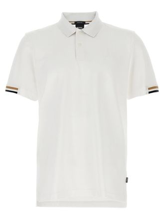 HUGO BOSS White Parlay 147 Polo Shirt