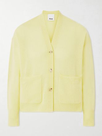 Allude Cardigan In Cashmere - Giallo
