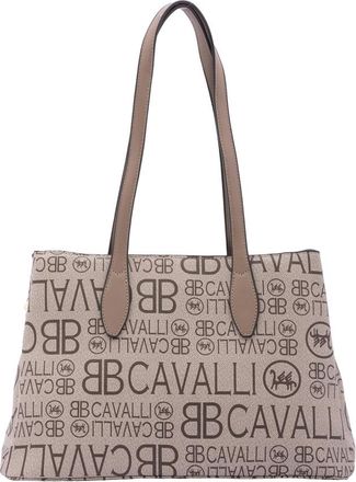 Cavalli B Schoudertas - Dames - Tassen - Bruin - Maat: ONE Size Zijde