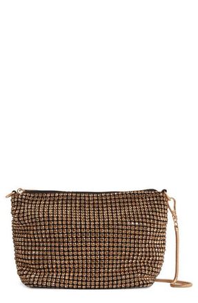 Reiss Leah Crystal Convertible Clutch in Gold at Nordstrom