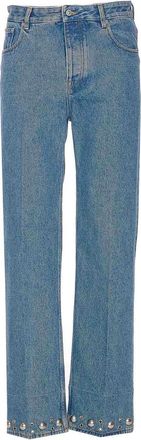 Valentino Garavani Cabochons Denim Pants