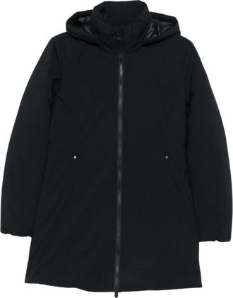 Save The Duck Rachel Parka - Dames - Parka Jassen - Zwart - XL - Leer - Jassen