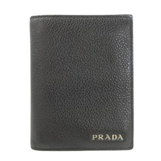 Prada Pre-owned Wallets, female, Black, Size: ONE SIZE Pre-owned Wallet (bi-fold)