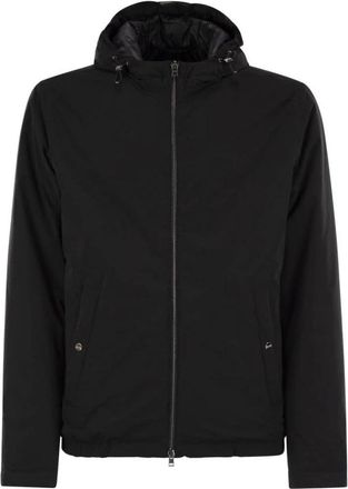 Herno Lichtgewicht Jas met Capuchon - Heren - Zomerjassen - Zwart - 2XL - Jassen