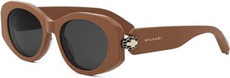 Bulgari Bv 40007I Zonnebril - Dames - Zonnebrillen - Bruin - ONE Size - Accessoires