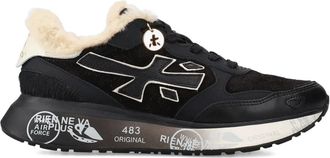 Premiata Lauryn sneakers met bont logo - Zwart