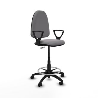 Piqueras y Crespo Silla De Oficina Piqueras Y Crespo Bfn01rn Gris Alta