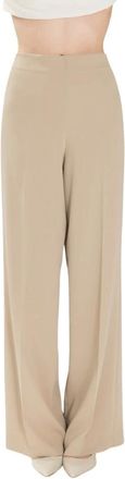 P.A.R.O.S.H. P.a.r.o.s.h., Broeken, Dames, Beige, M, Leer, Panty Palazzo Broek