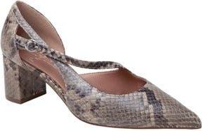 Linea Paolo Biondy Pointed Toe Half dOrsay Pump in Putty at Nordstrom Rack, Size 6.5