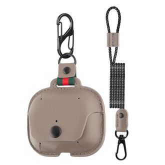 OEM Esta Funda De Cuero Aut&eacute;ntico Est&aacute; Dise&ntilde;ada Para Los Airpods Pro Y Cuenta Con Un Cierre Magn&eacute;tico Y Un Indicador Led Claramente Visible En La Parte Fr