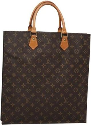 Louis Vuitton Pre-owned Tote Bags, female, Brown, Size: ONE SIZE Pre-owned Canvas Tote Bag