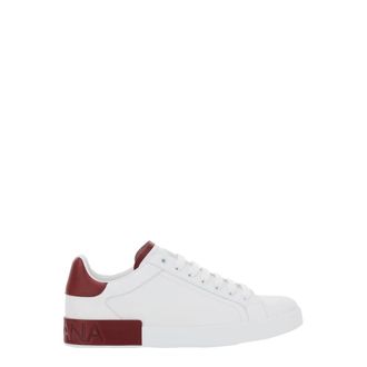 Dolce & Gabbana Witte Sneakers Portofino NEW - Heren - Sneakers - Wit - 45 EU - Schoenen