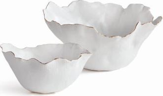 Napa Home & Garden Maribella Decorative Bowls Set of 2 in White at Nordstrom