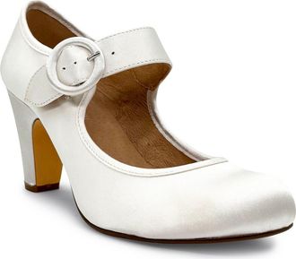 Chelsea Crew Madeline Mary Jane Pump in Ivory at Nordstrom Rack, Size 11