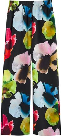 Stine Goya Floral-print Matte Satin Trousers - Multicoloured 1 - XL (UK16 /xl)