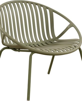 Kenay Home Sill&oacute;n exterior polipropileno verde 79,5 x 72,5 cm