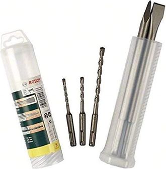 Bosch Juego De Puntas Y Brocas Plateadas 5 Piezas