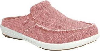 Revitalign Siesta Orthotic Canvas Slip-On Shoe in Rose Tan at Nordstrom, Size 7.5
