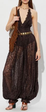 Etro Lace Jumpsuit, Womens, Brown