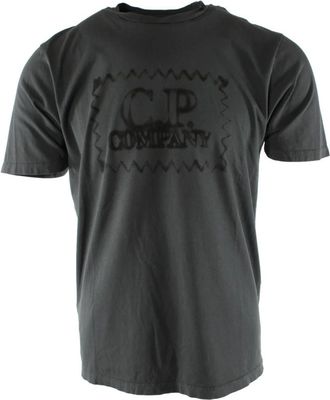 C.P. Company T-shirt - Heren - T-shirts - Grijs - M - Katoen - Tops