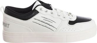 Plein Sport Sportieve Halfhoge Sneakers - Heren - Skateschoenen - Wit - 40 EU - Leer - Fitness