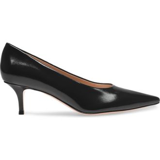 Gianvito Rossi Rania 85 Pump in Black Nappa at Nordstrom, Size 35.5