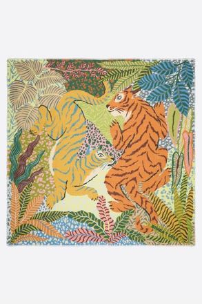Bimba & Lola Wild Orange Shawl at Nordstrom