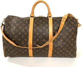 Louis Vuitton Brown Monogram Canvas Boston Bag (Pre-Owned)