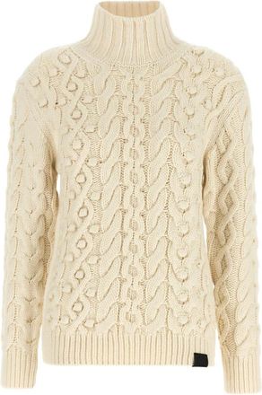 Stella McCartney Turtleneck Trui - Dames - Coltruien - Wit - XS - Wol - Truien & Vesten