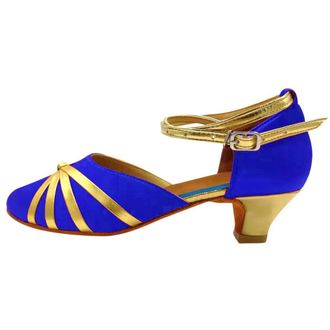 Generic Girls Latin Dance Shoes Low Heels Girls Rhinestone Ballroom Latin Tango Dance Shoes Heeled Shoes Ballroom Shoes Dancing Shoes Sandals Apparel Shoe Siz