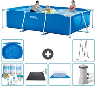Intex Piscina Con Estructura Rectangular - 300x200x75 Cm - 7-piezas S20840