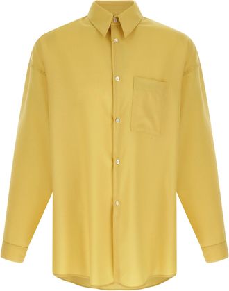 Marni Tropical Wool Camicie Giallo-Uomo