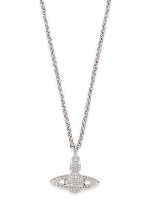 Vivienne Westwood Mini Bas Relief orb Necklace - Silver - One Size