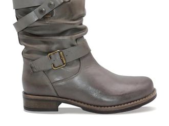 Eric Michael Womens Laguna Scrunch Boot In Grey