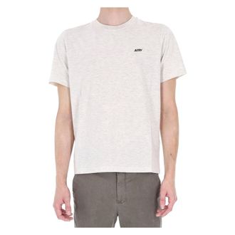 Autry T-Shirts, male, Gray, Size: S Tspm 007Mcotton Melange