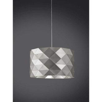 Linea Zero Suspensi&oacute;n 5 Luces Plata En Metal Cromado Cm. 40 X 25 Horas