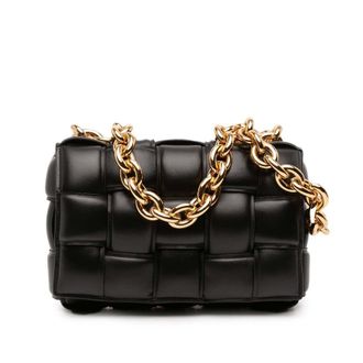 Bottega Veneta Pre-owned Bottega Veneta Nappa Intrecciato Padded Chain Cassette Satchel Ladies IFAOUBOQ2U8IUC6N